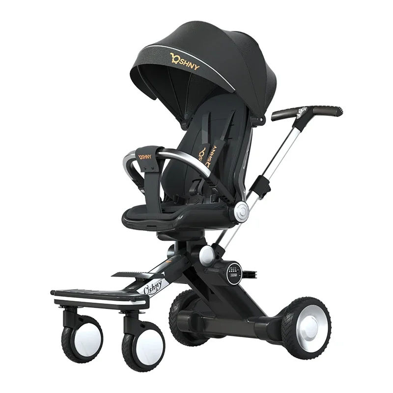 Poussette légère pliable pour bébé, poussette électrique 12V, fabricant chinois