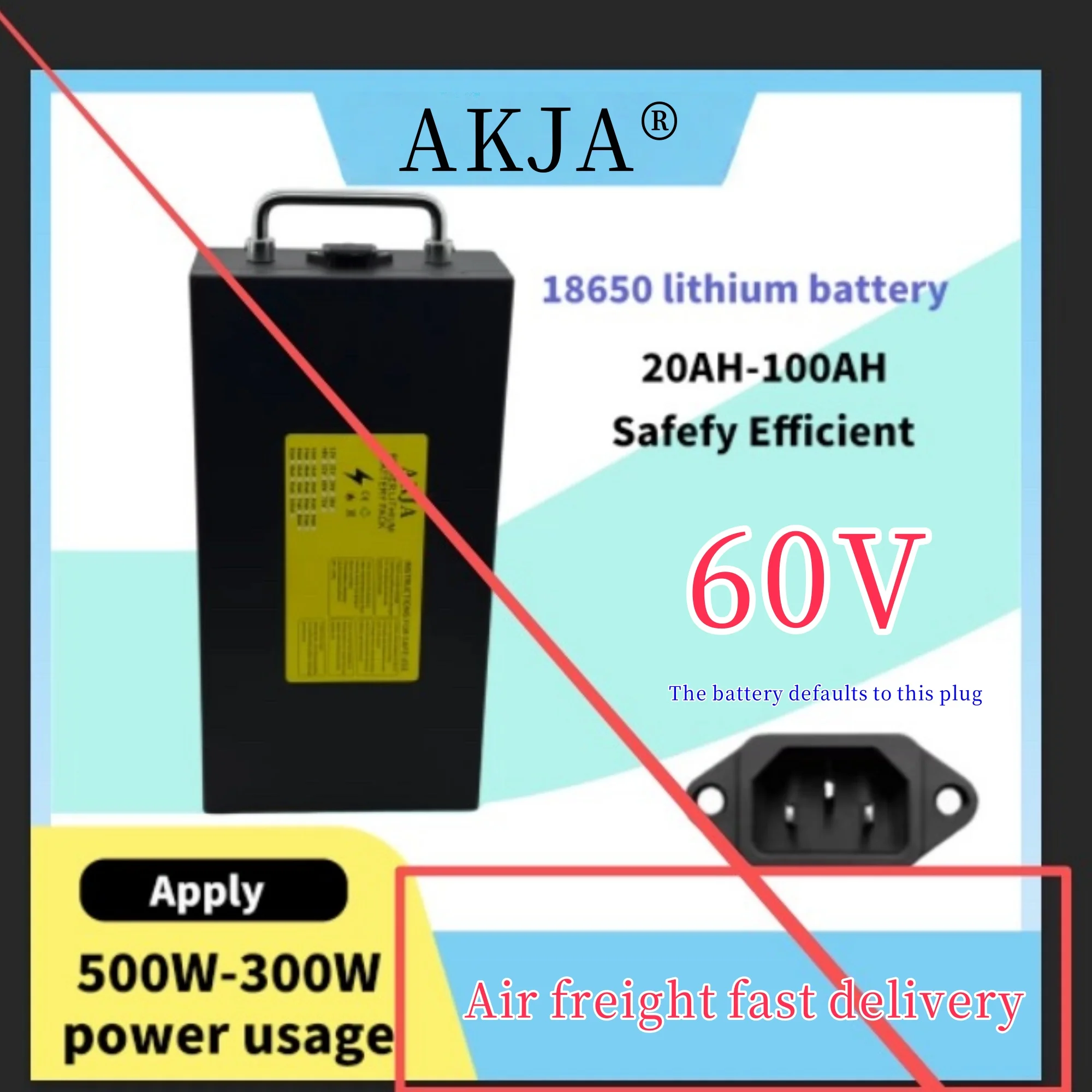 

Harley Battery Citycoco Electric Battery 60V 20Ah-100Ah for 250W~1500W Harley MotorcycleWaterproof LithiumBattery + Charger