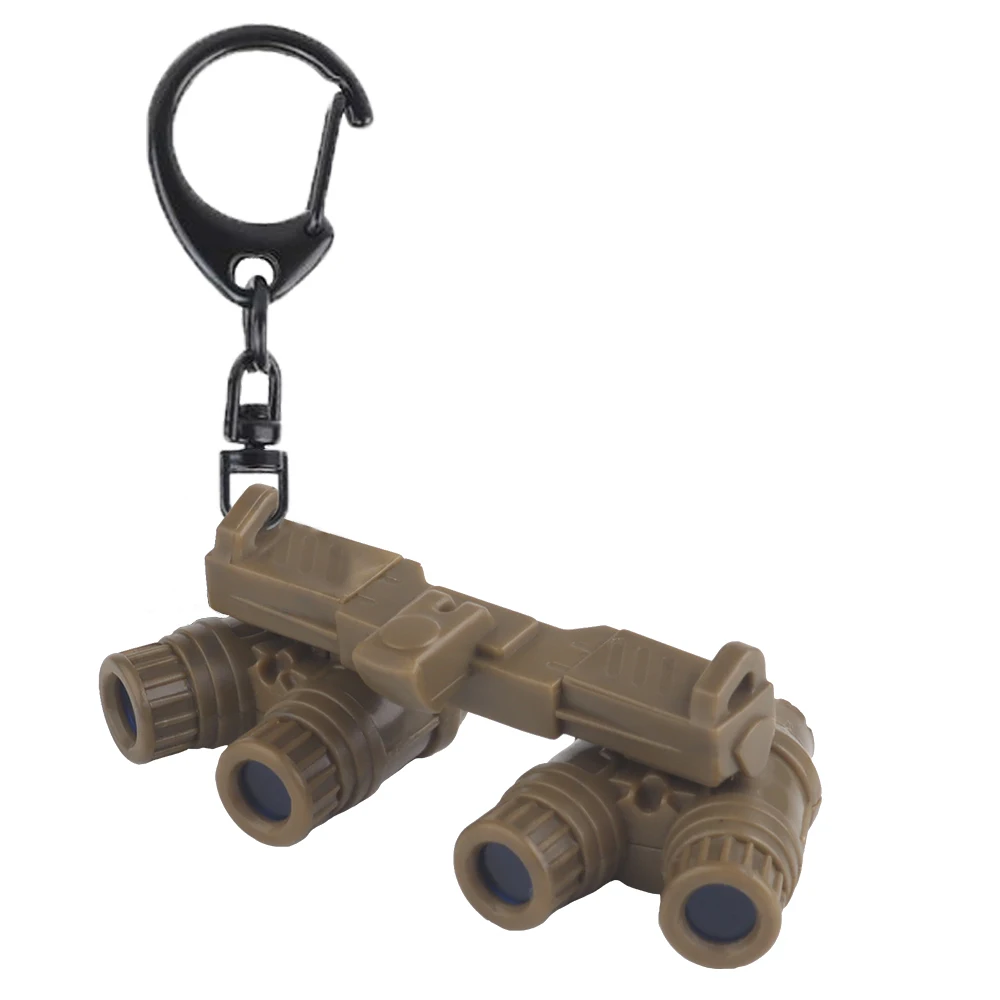 

GPNVG 18 Night Vision Goggles Model Keychain,CS Tactical Hunting Equipment Style Backpack Keychain,Cartoon Gifts Toy Car Pendant