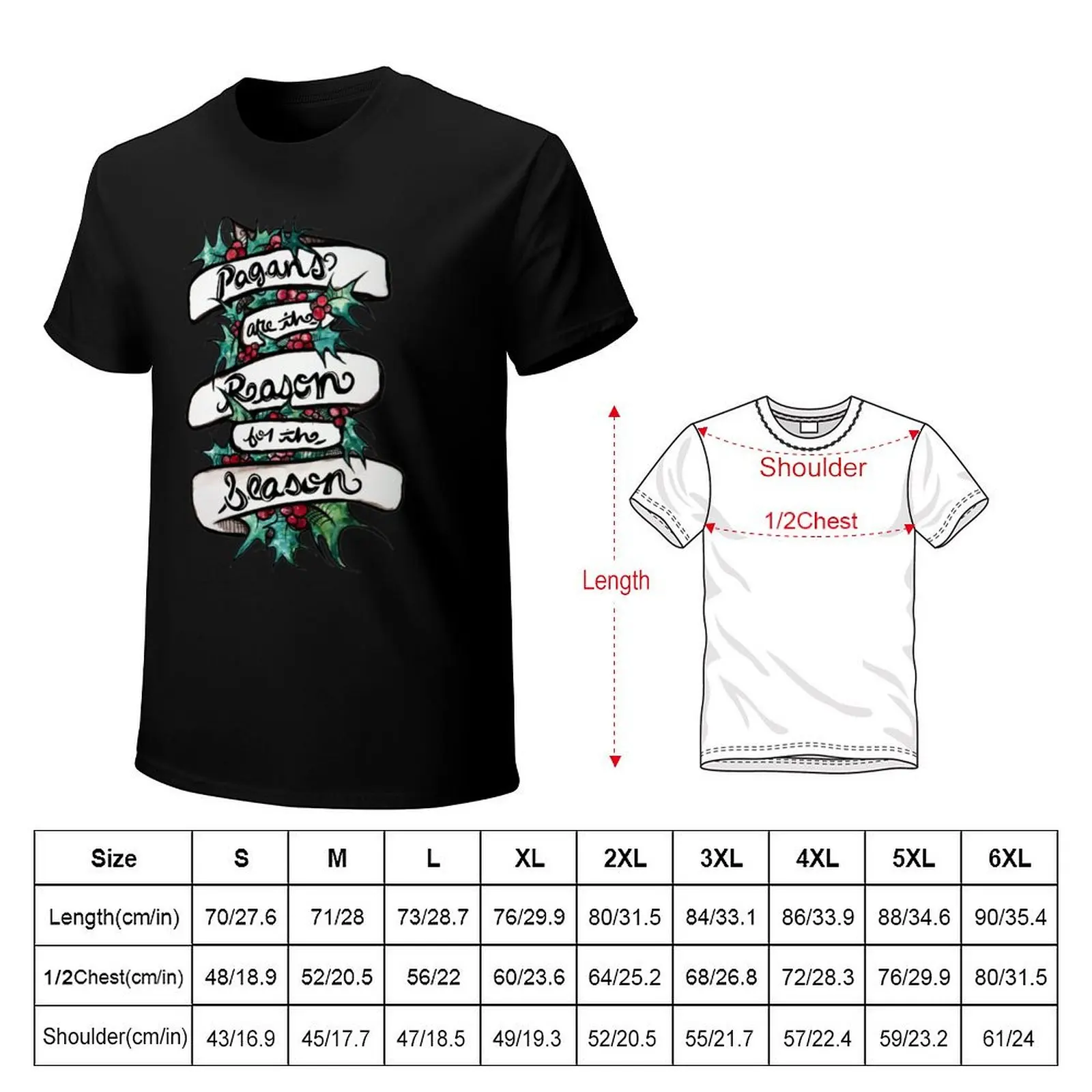 Pagans are the reason for the season T-Shirt cotton t-shirt plain for man package T-Shirt