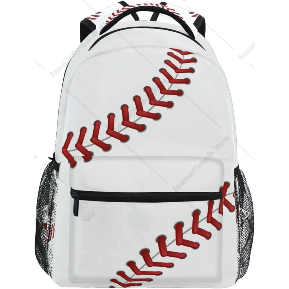 

Back to School Must Have! Baseball Pattern Backpack, Sporty Design, Cool Bag for Baseball Fans