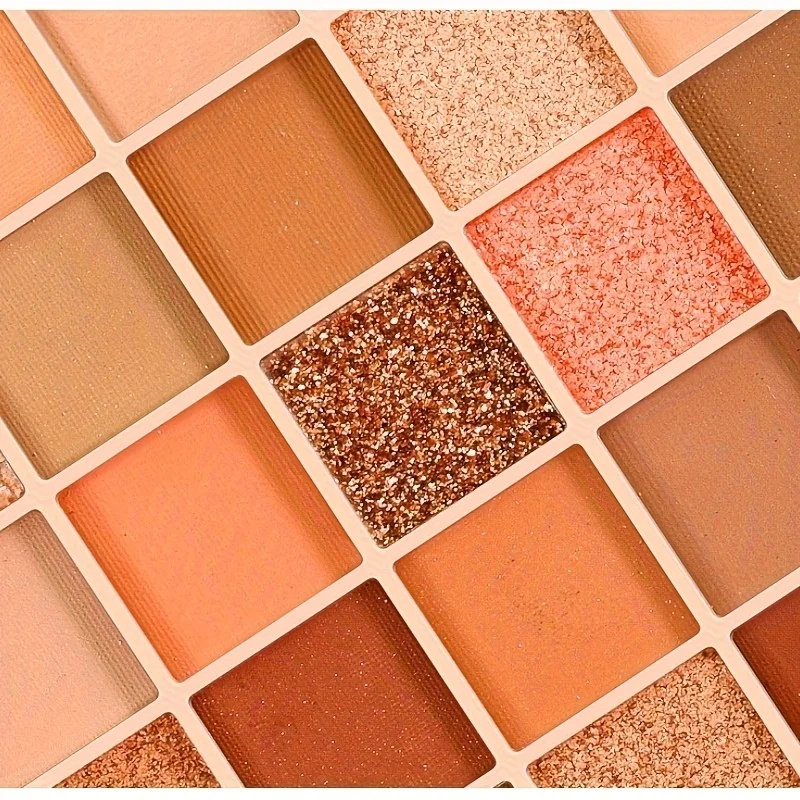 ミルクティーパール 25色アイシャドウパレット |   超微細グリッター＆マットアースカラー |   初心者向けのブレンド可能なフォーミュラ