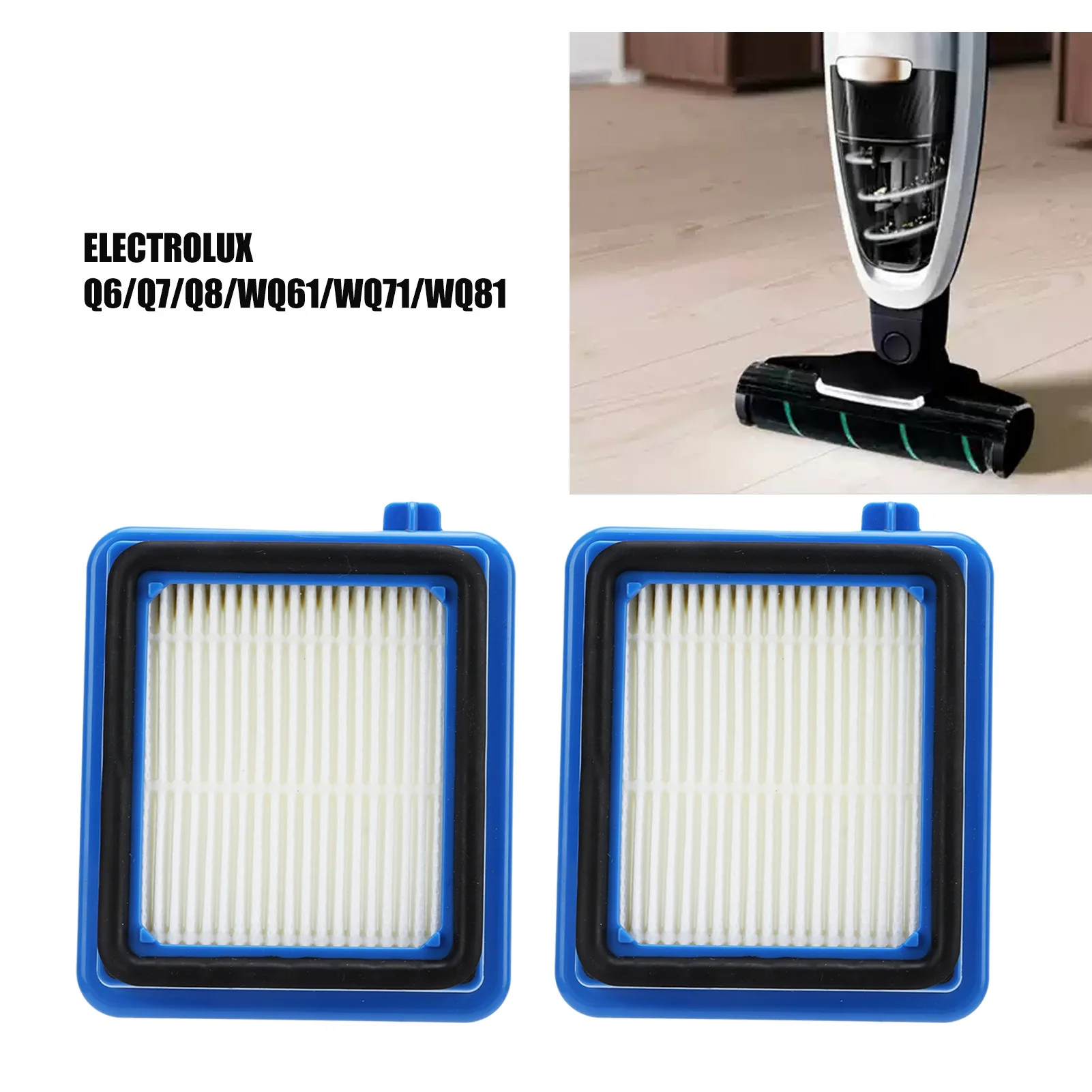 Vacuum Cleaner Accessory 2Set Filter Replacement for Electrolux Q6 WQ61 WQ71 WQ81 Vacuum Cleaner Accessories