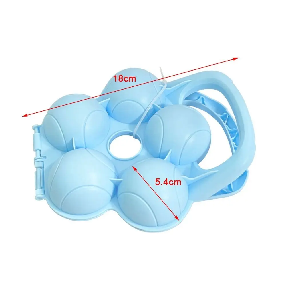 New PP Snowball Clip Multi-shape Kids Toys Snowball Maker Cartoon Snowball Tool Snow Grasping Clamps Winter