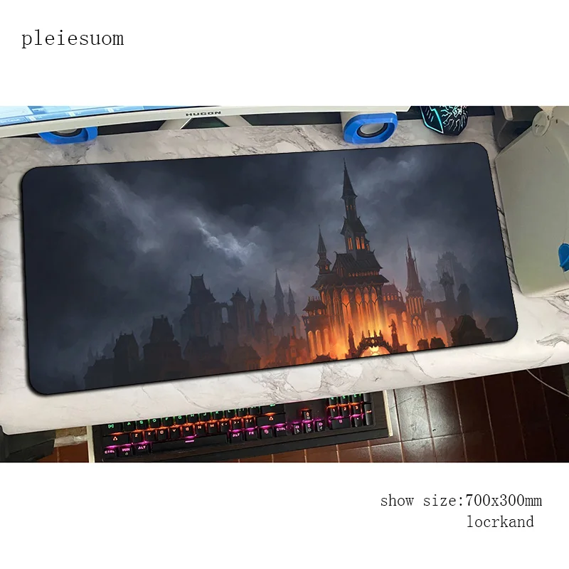 Castle Fantasy padmouse 80x30cm gaming mousepad game Popular mouse pad gamer computer desk best seller mat notbook mousemat pc