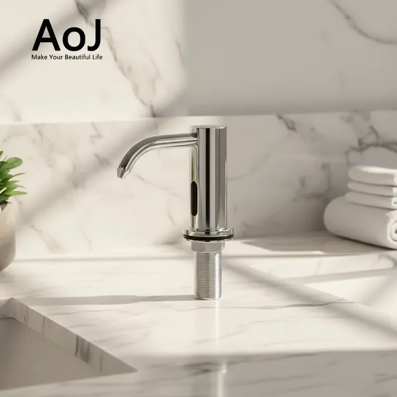 

Hotel Fittings Chrome Bathroom Sensor Automatic Foam Soap Dispenser with 1 Year Warranty and Online Technical Support