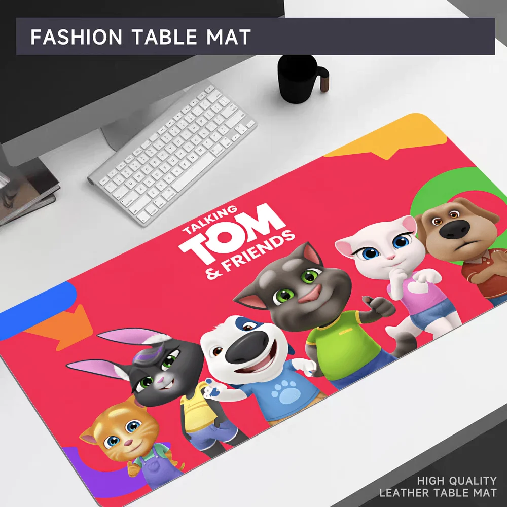 Talking-Tom And Friends Non-slip Lockedge PC Gaming Mouse Pad Gamer Desk Mats Keyboard Pad Mause Pad Muismat for PC Mouse Carpet