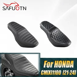 One Piece Retro Seat Cushion For Honda Rebel CM CMX 1100 2021 2022 2023 2024 Front Driver Rear Passenger Seat Cover