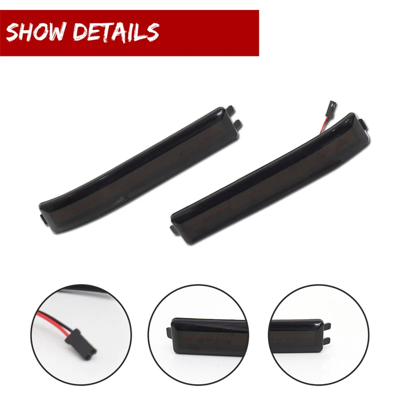LED Dynamic Side Mirror Turn Signal Lights For Ford F150 F-150 2009-2014 SVT Raptor 2010-2014 Sequential Lamp Blinker Indicator