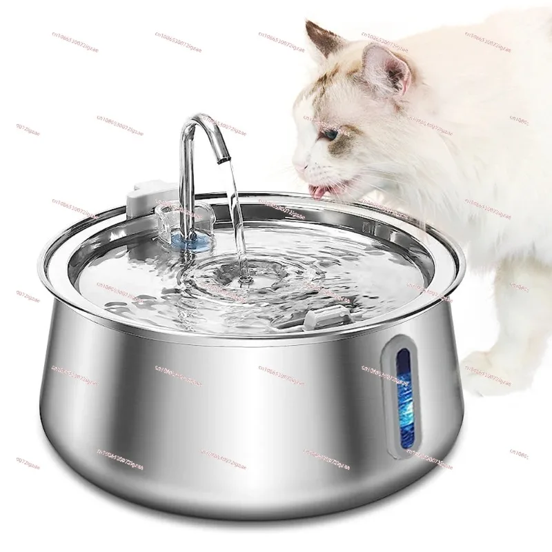 

4L Cat Fountain Stainless Steel Automatic Pet Water dispenser Super Silent Dog Fountain with Filtered Cat Products