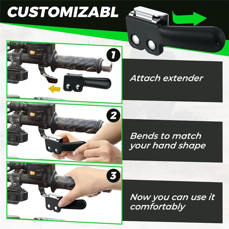 X39A-ATV Throttle Extender Provides Reliable And Comfortable Control Thumb Throttle Master For ATV