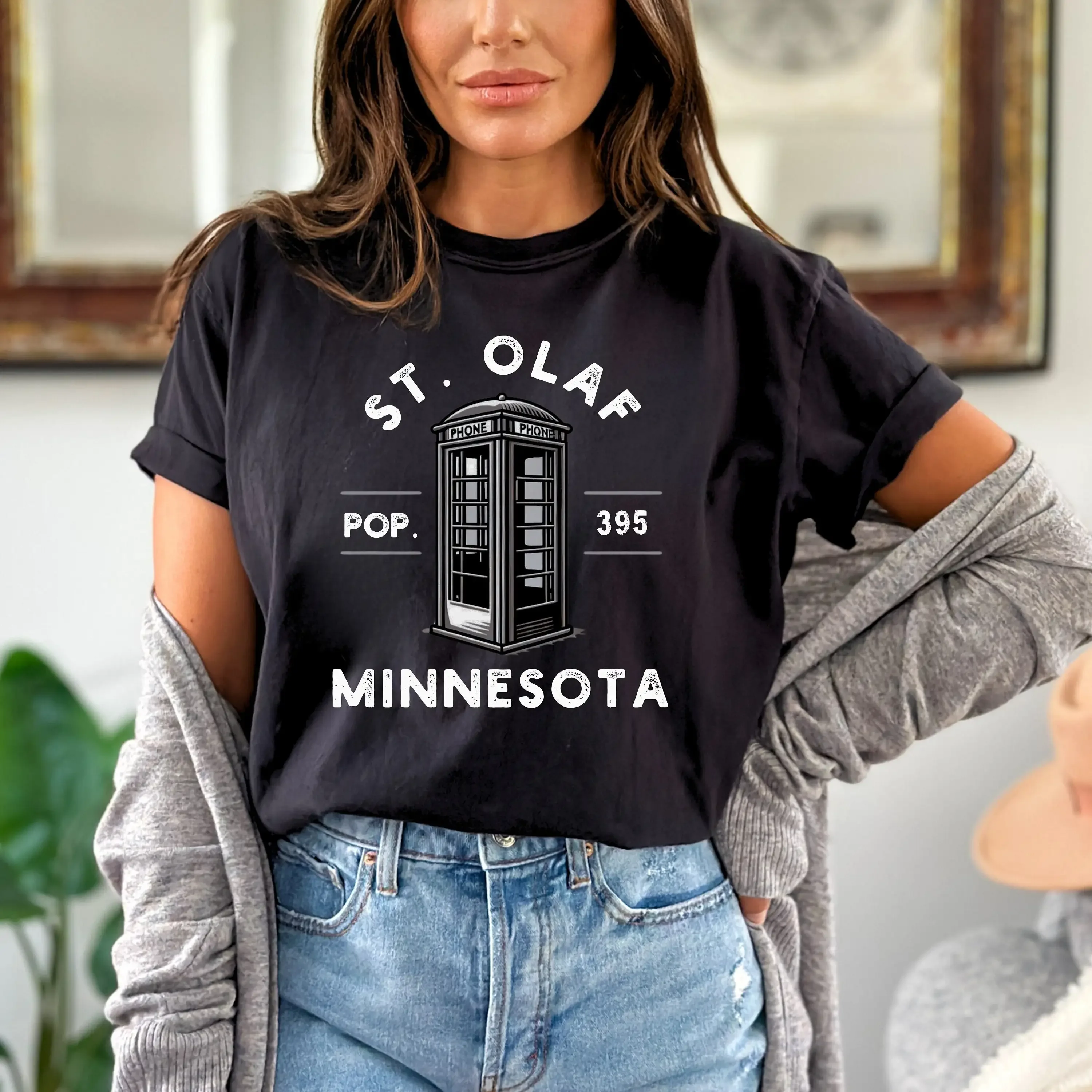 St Olaf Minnesota Phonebooth Golden Girls T Shirt