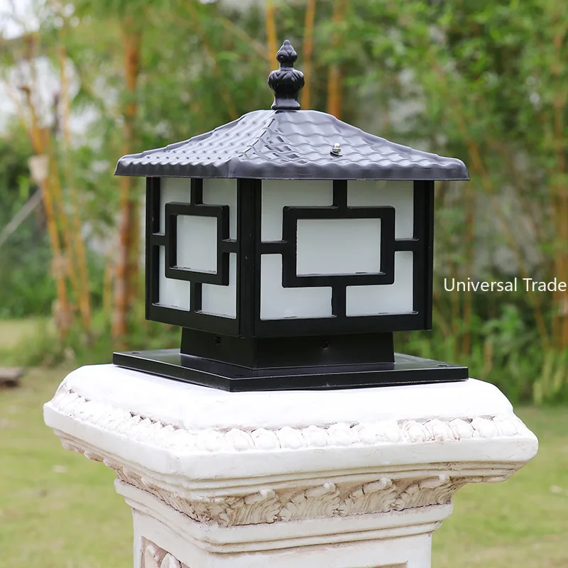 

Column head light, outdoor light fence gate column courtyard light, outdoor waterproof European garden villa, courtyard light