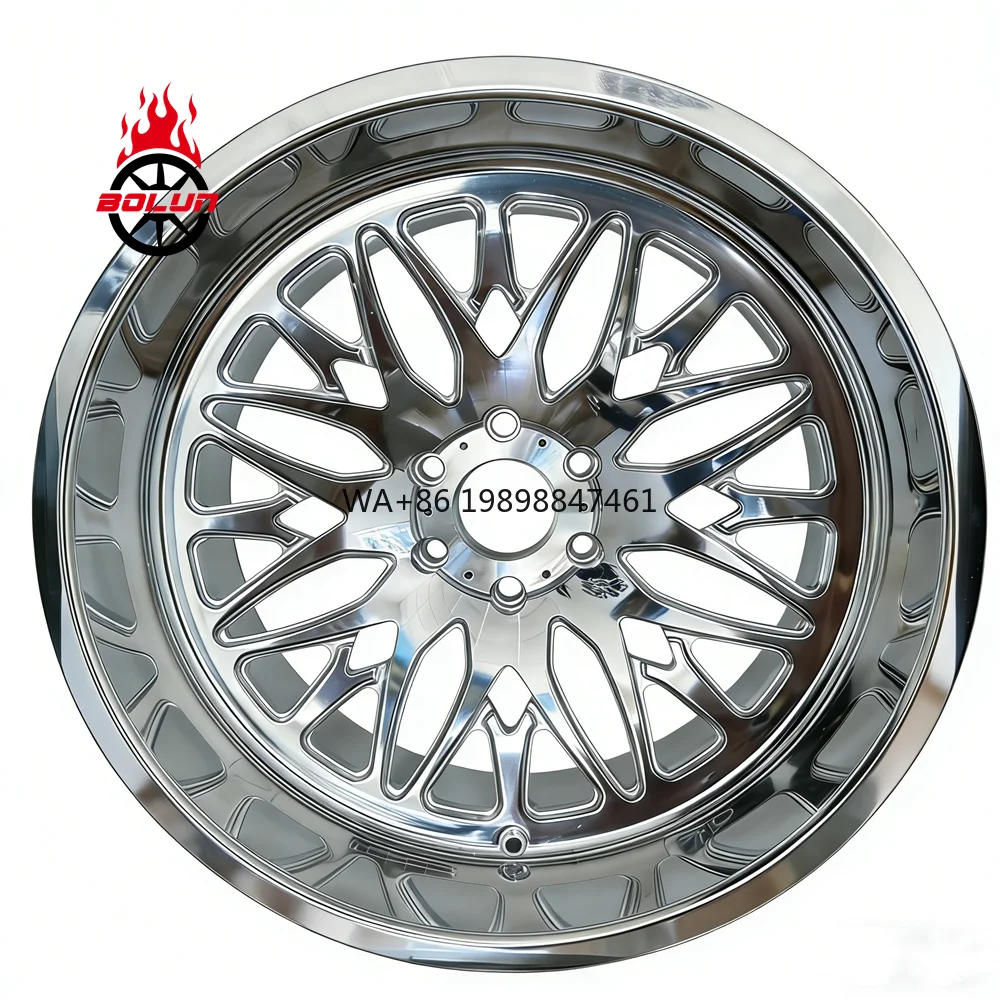 

Custom Polished Forged Truck Wheel ,Chevy 20x10 22x10 22x12 24x10 24x12 for Luxury high-end customization