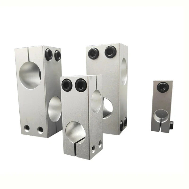 Aluminiowa oś optyczna ze stopu aluminium, łącznik mocujący do rur stalowych, do zacisków i ramek do rur okrągłych 5/6/8/10/20/50 mm — zdjęcie 2