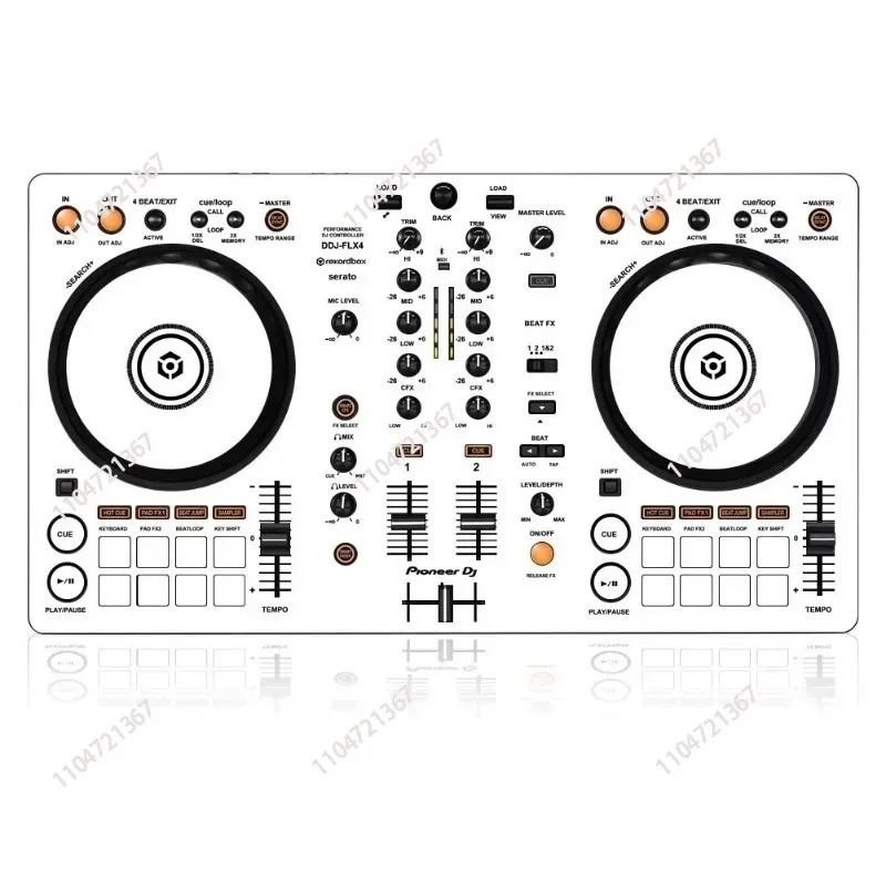 

DDJ-FLX4 пленочная машина «все в одном» контроллер flx4 дисковый плеер ddjflx4 наклейка белая