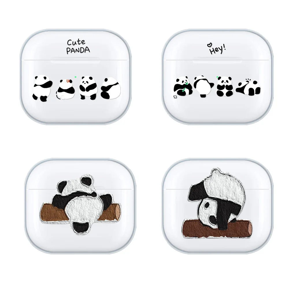 Cute Cartoon China Pandas Dog Earphone Case for Airpods 4th 3rd 2 Pro Covers for Airpod 2 3 1 Protective Accessorie Shell Fundas