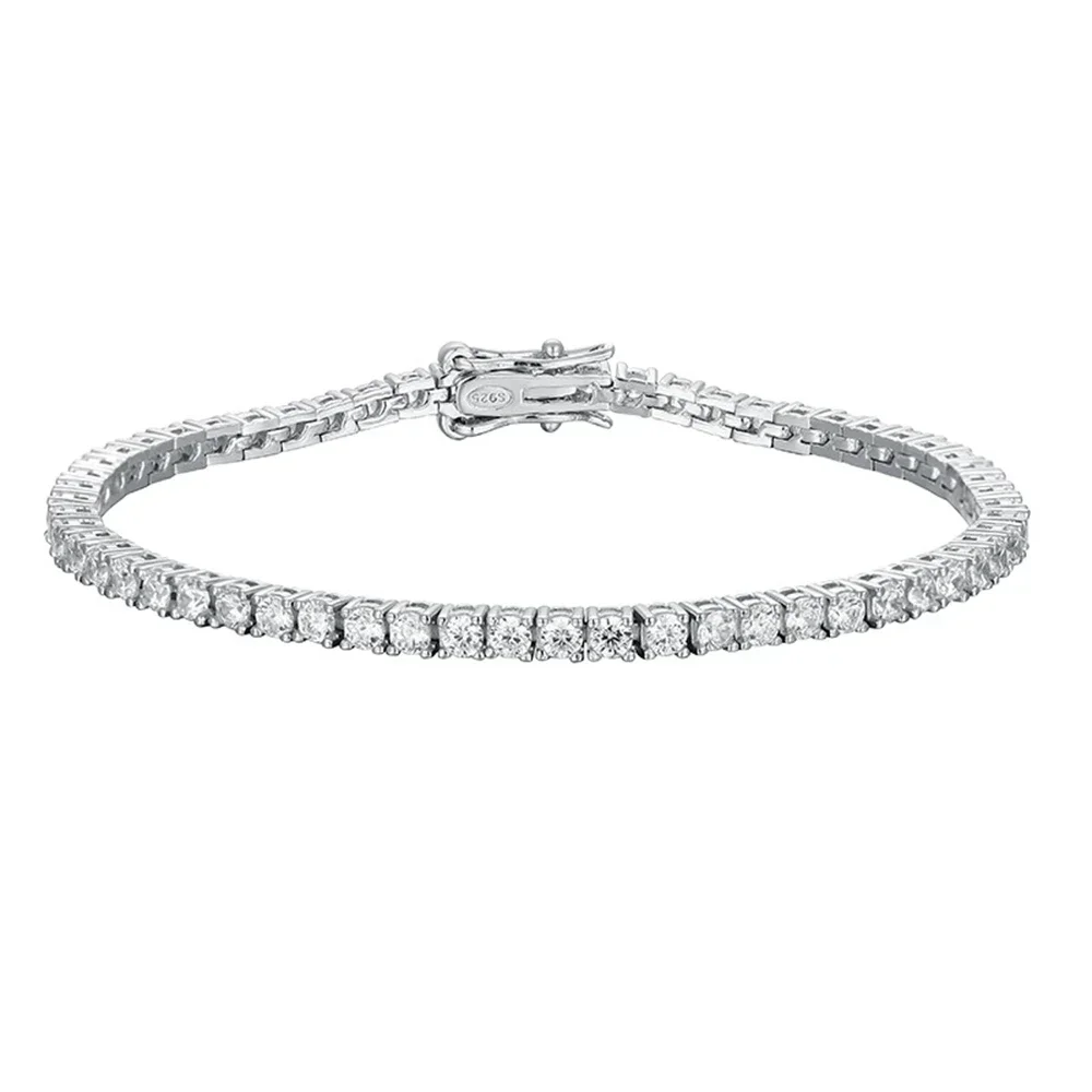 

Karloch new light luxury niche exquisite ins style bracelet women's full diamond s925 sterling silver high-end temperament