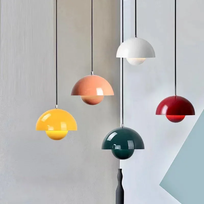 Creative Sprout Shaped Multi-color Bar Chandelier Nordic Living Room Bedroom Kitchen Decorative Light LED Dining Room Chandelier