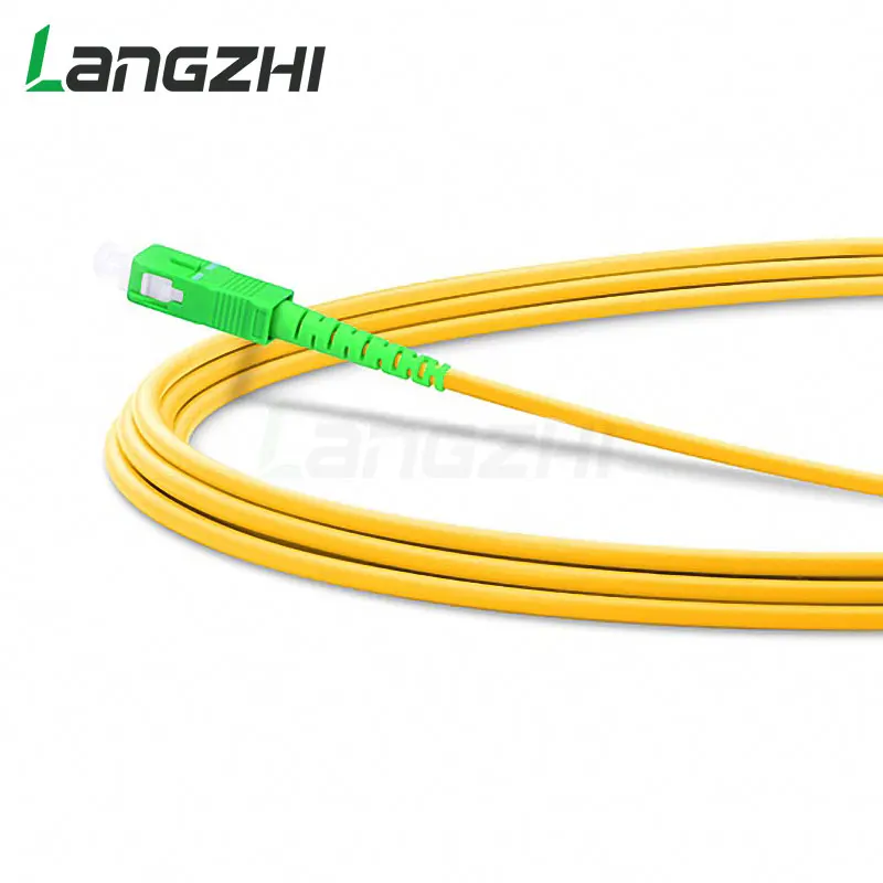 Cavo patch in fibra LC APC a SC APC Simplex OS2