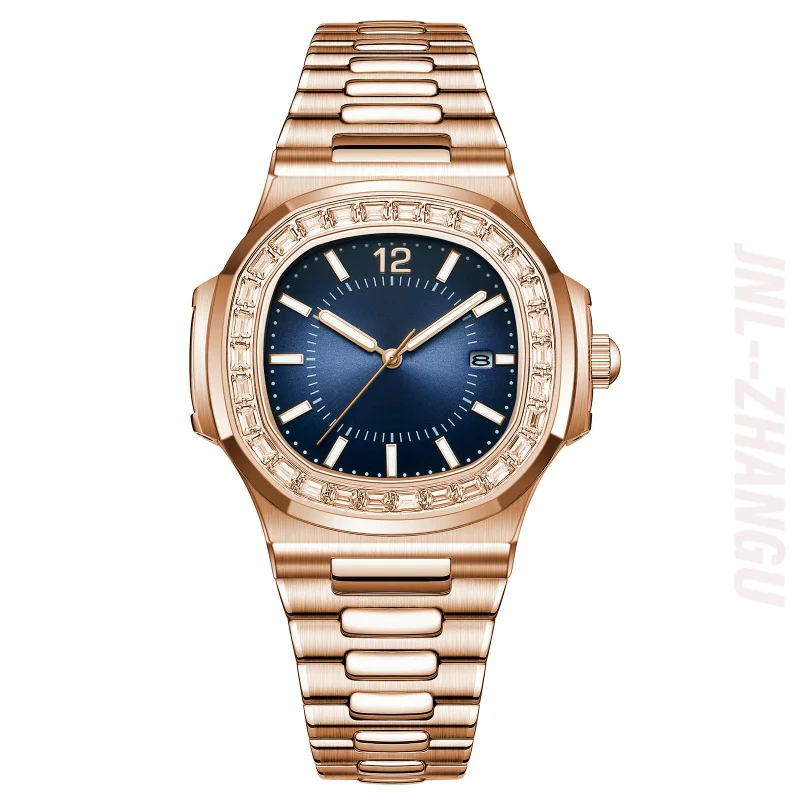 Hot new trendy Classic men watch stainless steel quartz watches waterproof luminous watch for men