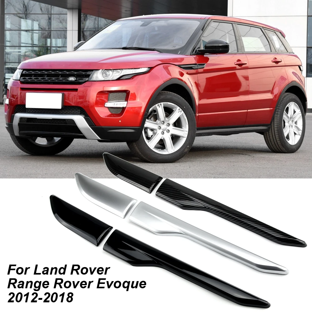 4 Stück glänzend schwarz seitlich entlüftung Auslass abdeckung Verkleidung für Land Rover Range Rover Evoque 2015-2019 Autozubehör – Detail 4