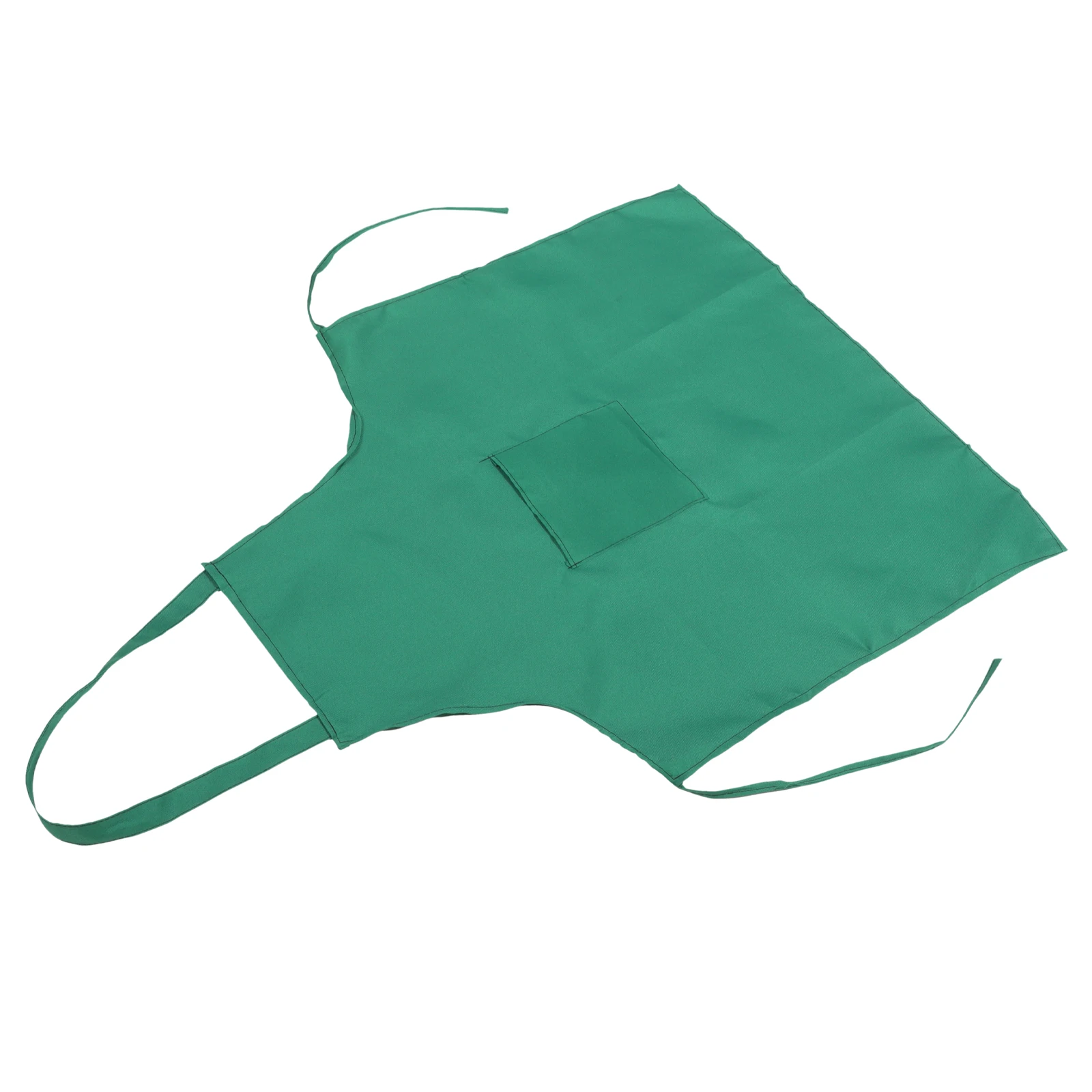 

Adjustable Neck Strap Bib Apron 64X68Cm Khaki Kitchen Cafe Hotel Workwear Easy Clean For Home Restaurant Use