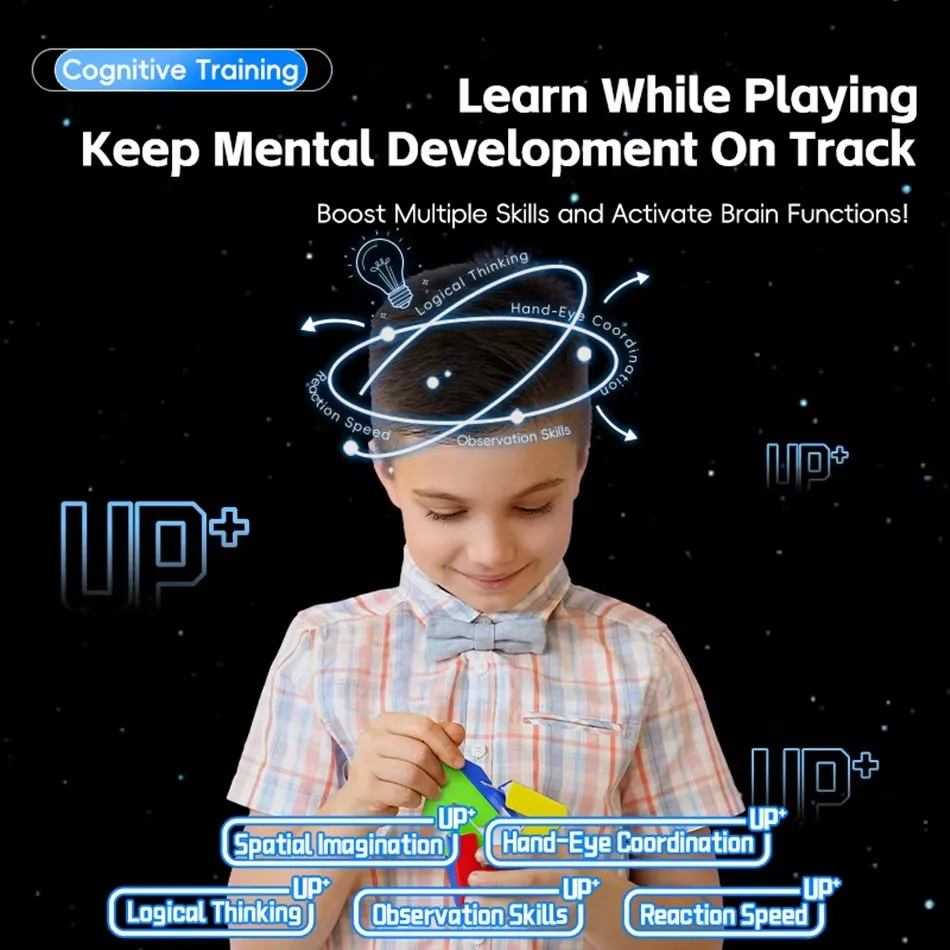 MOYU デュオマジックタワーボールコア磁気マジックキューブプロフェッショナルフィジェットおもちゃ MFJS デュオキューブ 2x2 キューボ Magico パズル