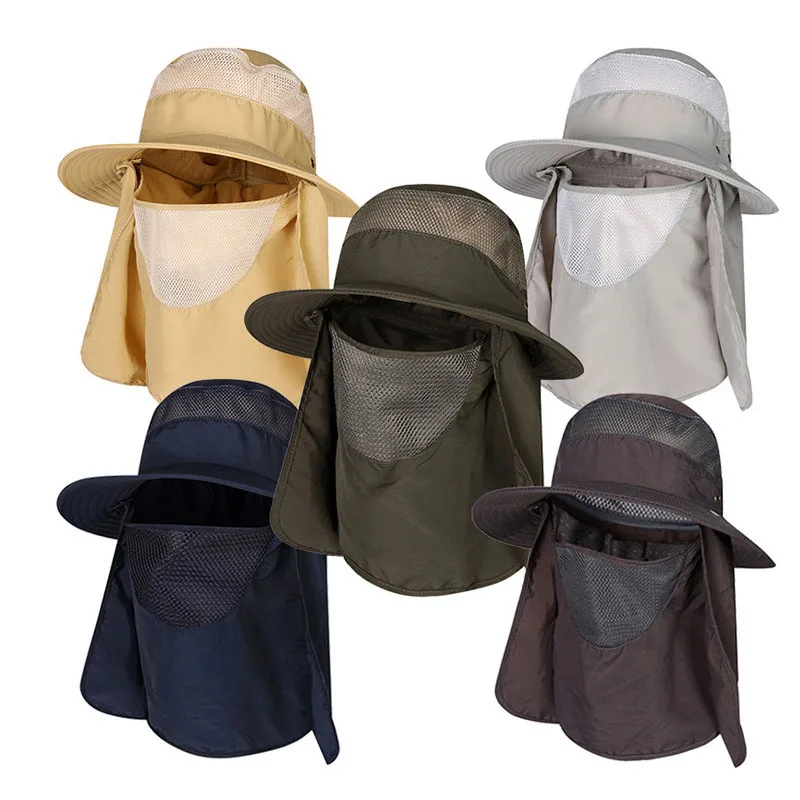 

Summer New Sunscreen Sun Hat Men And Women Sun Hat Big Brim Sun Hat Big Head Circumference Fisherman Hat Bucket Hat Wholesale