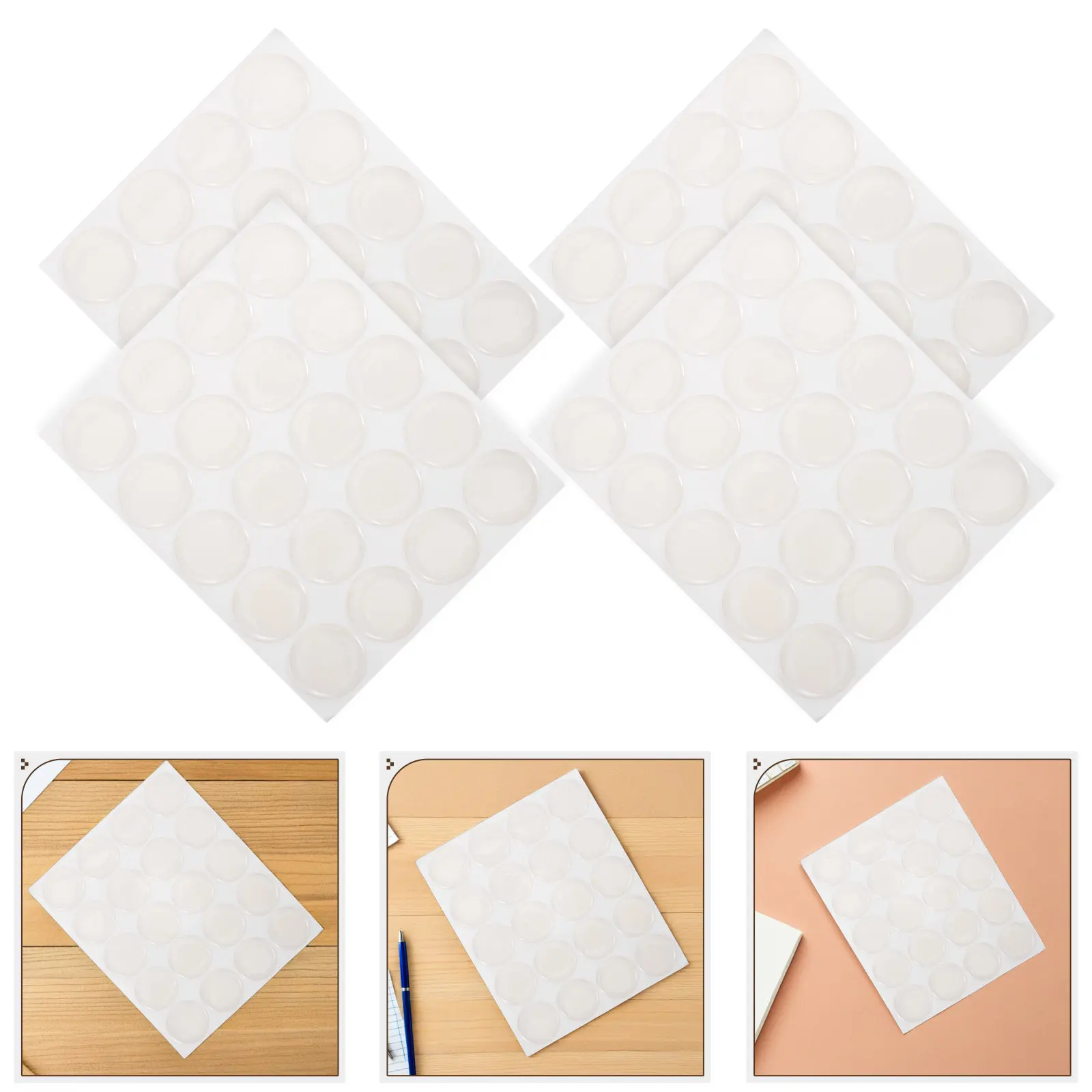 

100Pcs Resin Dome Stickers Glossy Clear Epoxy Bubble Circles Self Adhesive Round Domes for Scrapbooking DIY Jewelry Bottle Cap