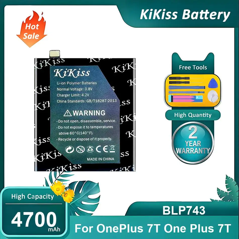 

High-Performance Mobile Phone Battery For OnePlus 7T One Plus 7T,BLP743,4700mAh