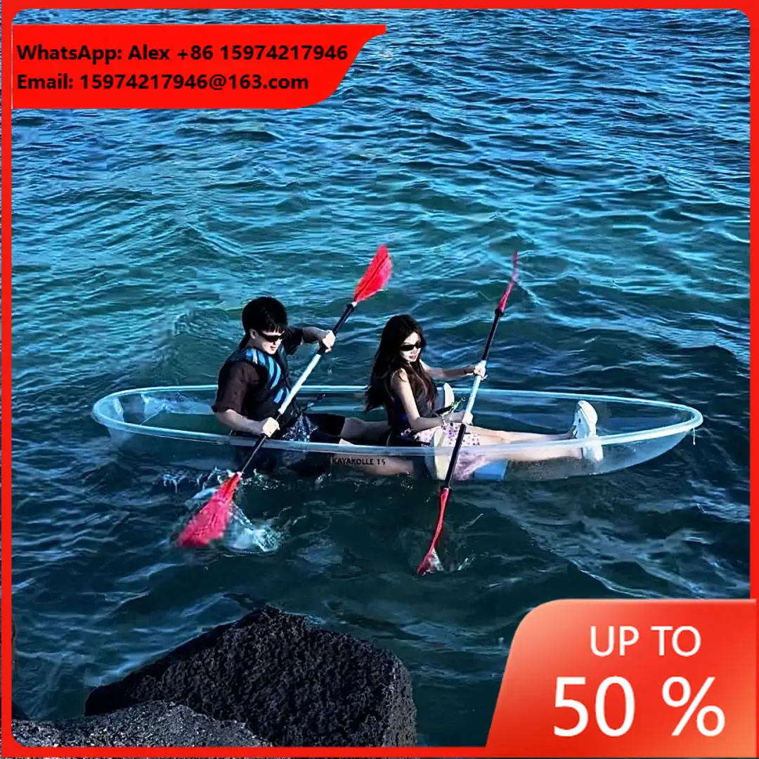 Crystal Clear 3m Clear Canoe 2 Person 6mm By Factory Direct For Sightseeing