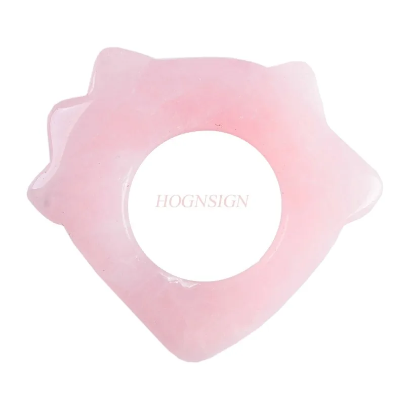 Massaging Board Chinese Natural Jade Gua Sha Board Scraping Board Gua Sha Facial Tool for Face Ring Shape Facial Scraping Board