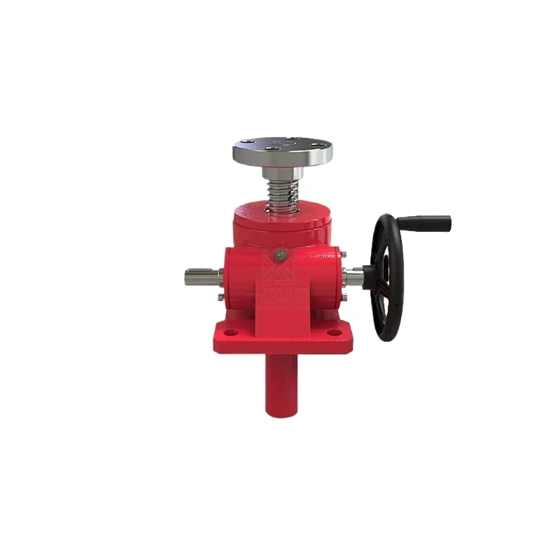 SWL Screw Lift Worm Gear, Electric Lifting Platform, Hand-cranked Vertical Flange Copper Nut Gear Reducer