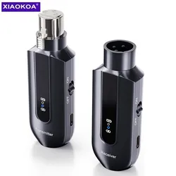 XIAOKOA 2.4g Wireless Microphone Converter XLR Transmitter And Receiver Microphone Wireless Systems For Dynamic Microphone LG-03