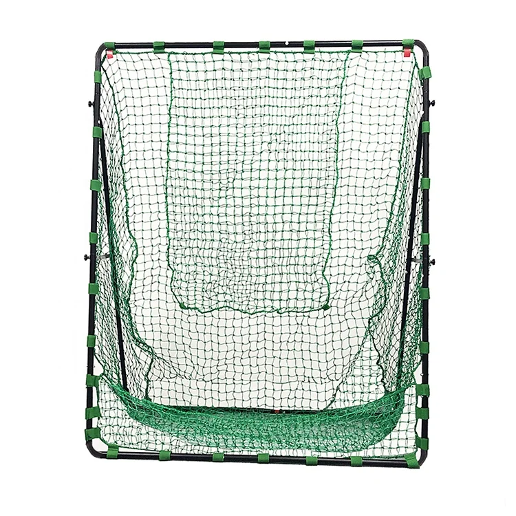 

Rugged durable collapsible baseball and softball practice net rack with sturdy net