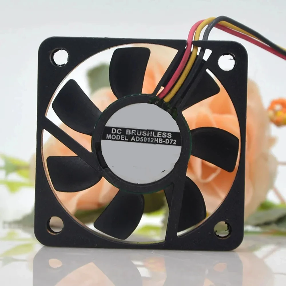 Cooling Fan AD5012HB-D72 DC 12V 0.17A 50x50x10mm