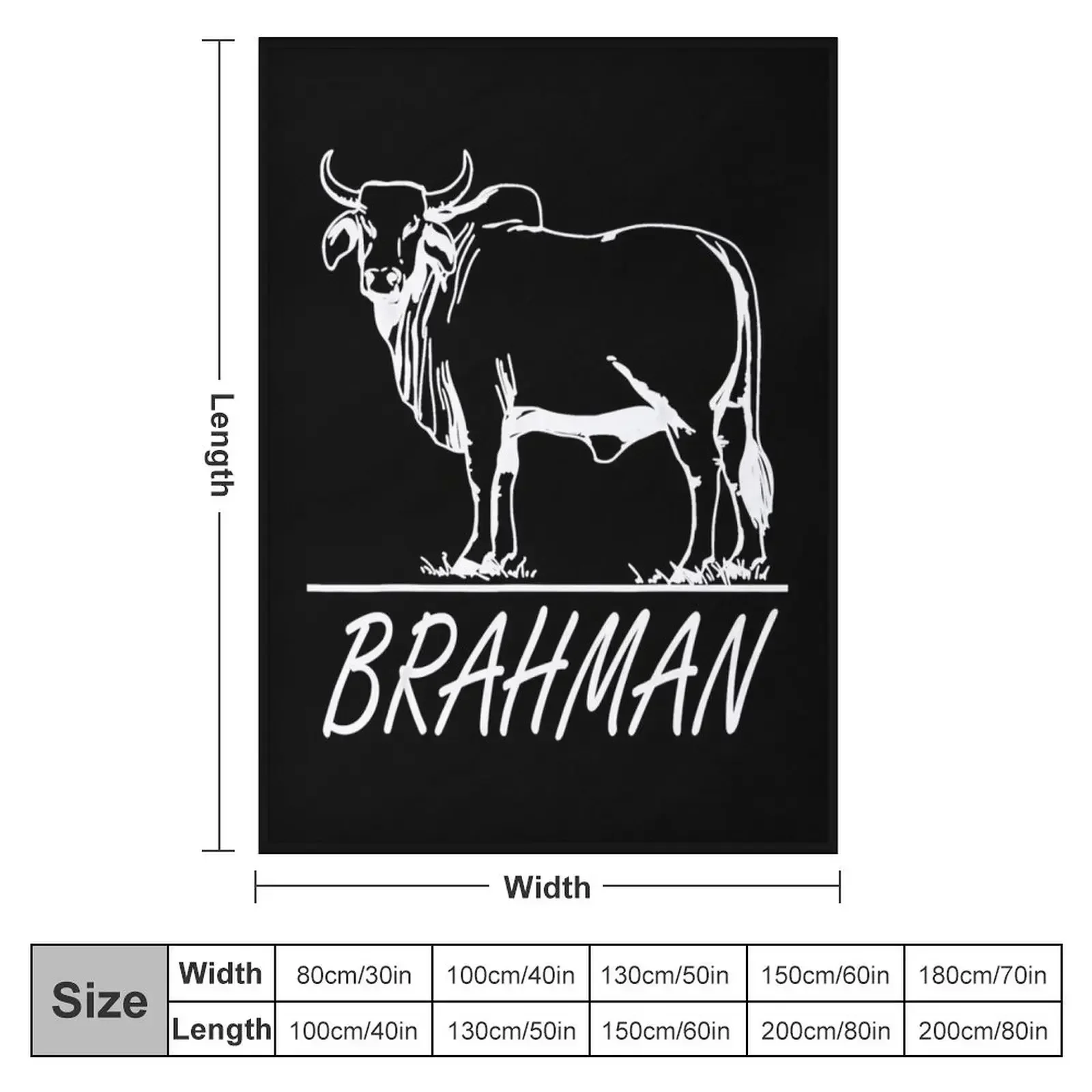 Zebu Cattle, Brahma Bulls, Brahman Cow Milk Yield.png Throw Blanket Luxury Brand halloween Stuffeds Warm Blankets