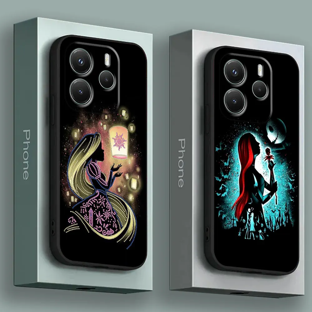 

Phone Case For Redmi 15C 14C 13C 12C Disney Princess Back Cover For Redmi Note 15 14 13 12 Pro Plus 11 10 Pro Soft Silicone Case