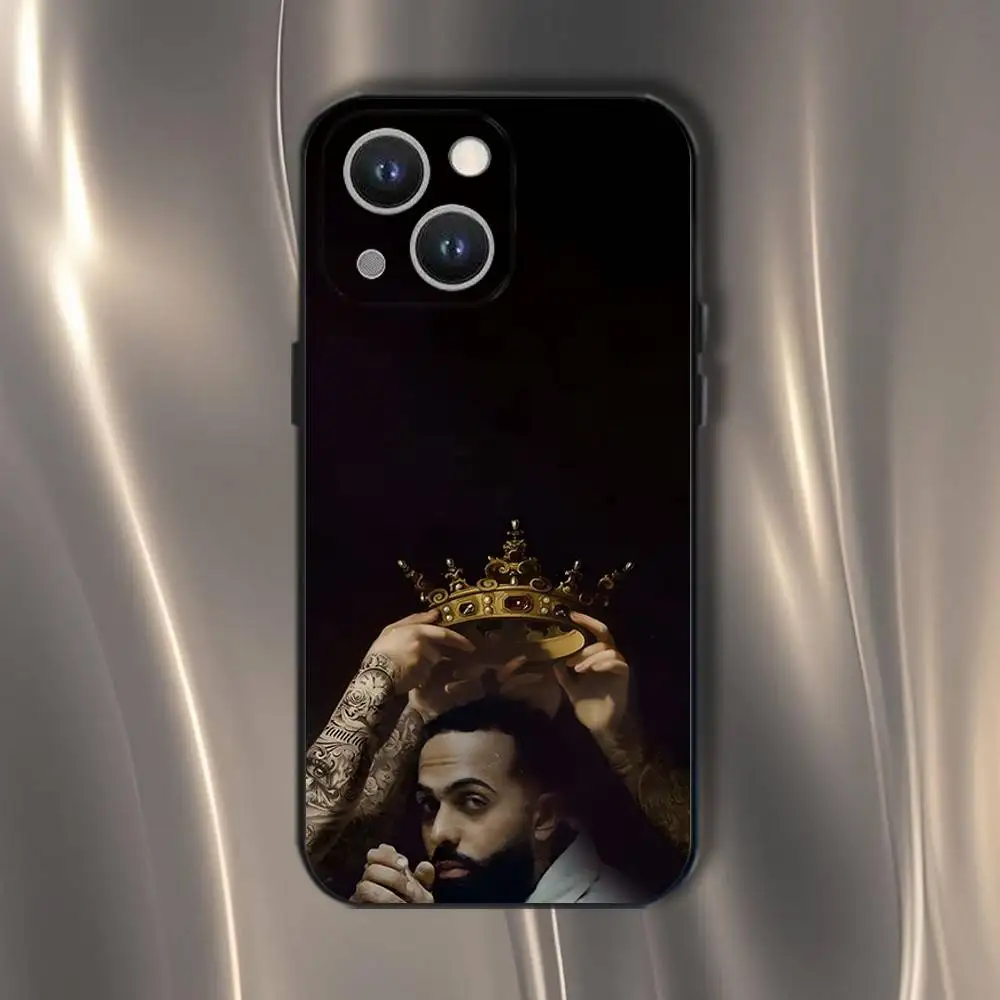 حافظة هاتف E-Eladio Carrion Sauce Boyz لهاتف iPhone 16,15,14,13,12,11,Pro,XS,Max,XR,Plus,E,SE4,غطاء ناعم أسود صغير