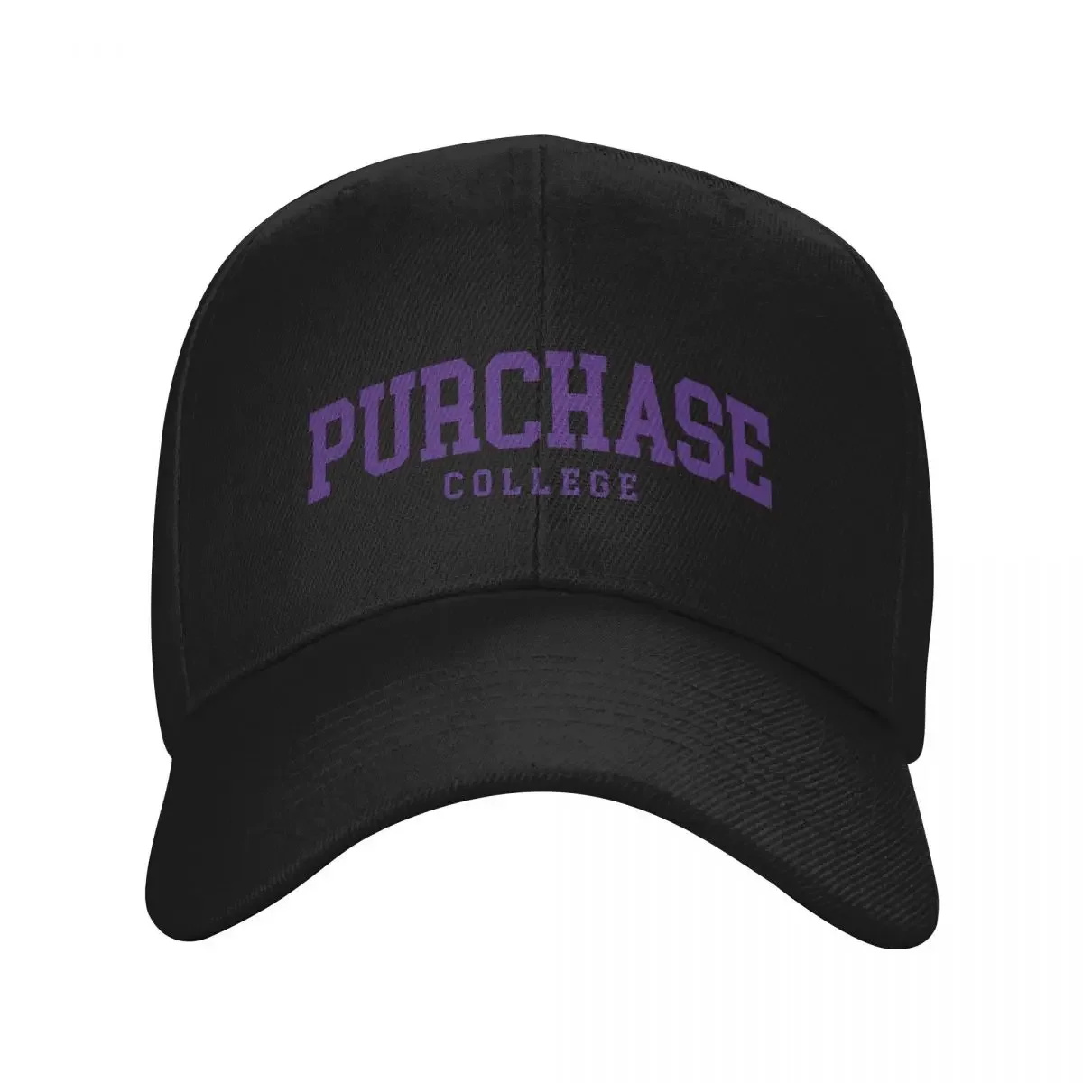 

suny purchase - college font curved Baseball Cap Golf Hat Man Brand Man cap Wild Ball Hat luxury woman cap Caps For Men Women's