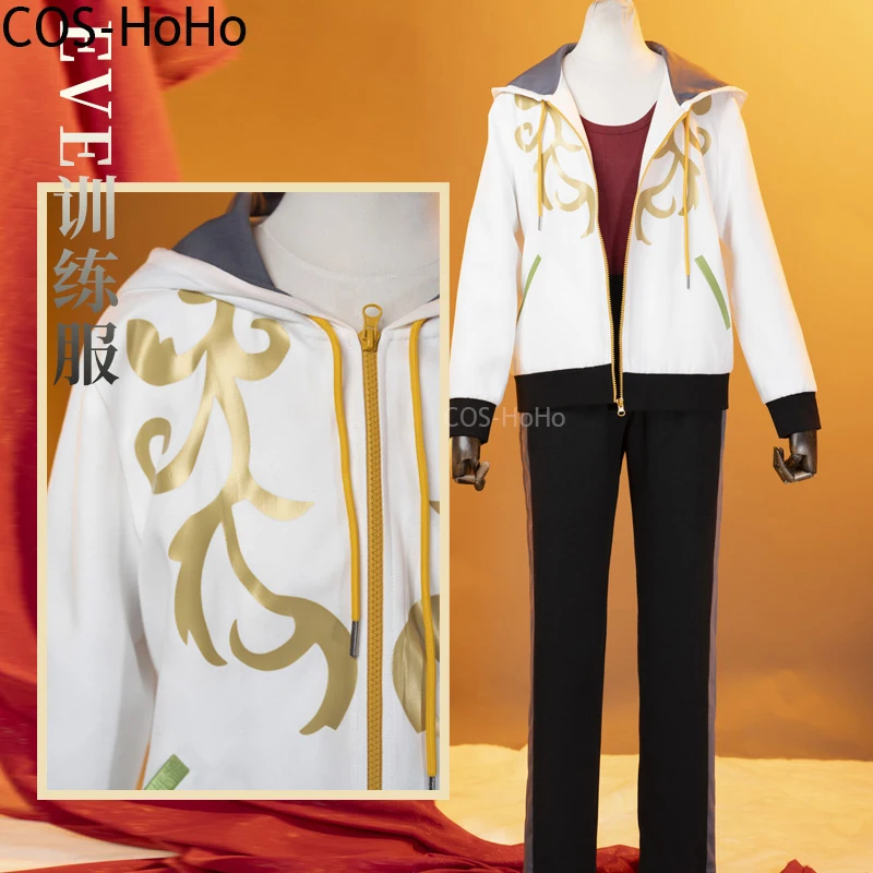 

COS-HoHo Ensemble Stars 2 Eve Sazanami Jun/Tomoe Hiyori Training Clothes Handsome Uniform Cosplay Costume Halloween Party Outfit