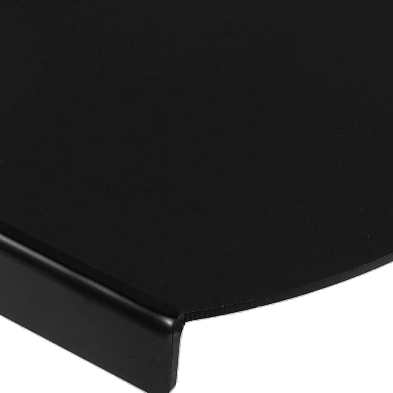 Semicircular Black Acrylic Cutting Board Non-Slip Kitchen Counter Round Board for Apartment Decor Countertop Protector view 5