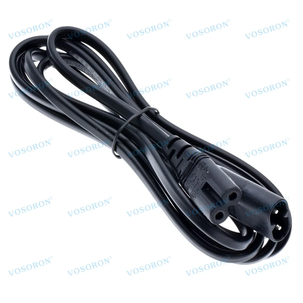 Conector IEC 60320 C8 a receptáculo C7, Cable adaptador principal de suministro de extensión macho a hembra, 30cm/60cm/180cm/300cm/500cm