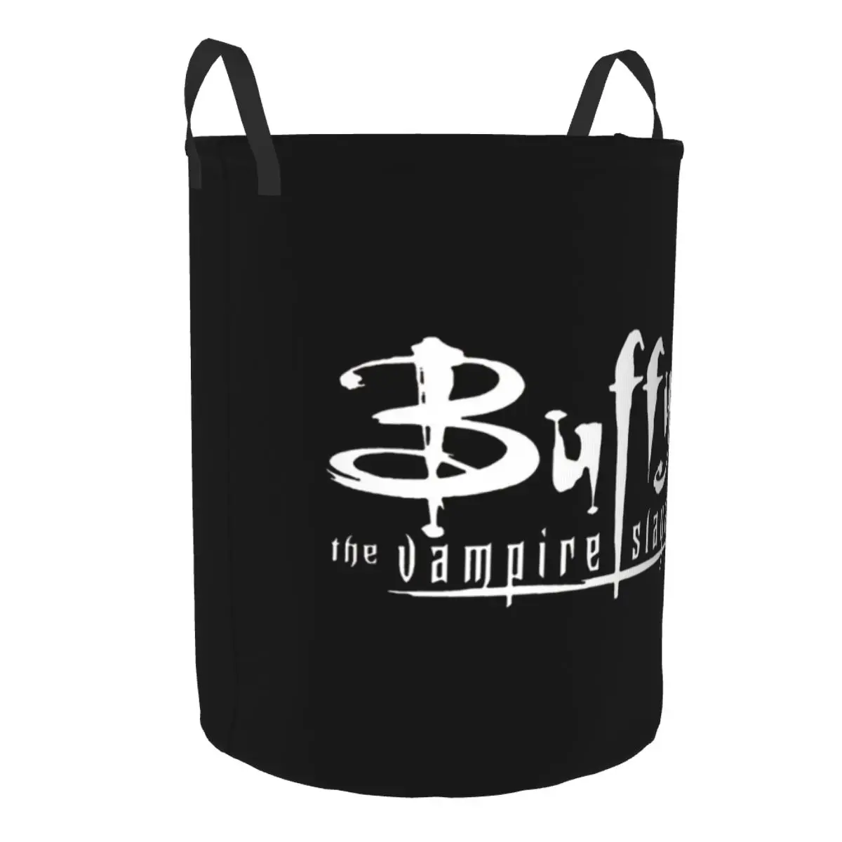 Buffy The Vampires Slayer Laundry Basket Foldable Supernatural TV Show Clothes Toy Hamper Storage Bin for Kids Nursery