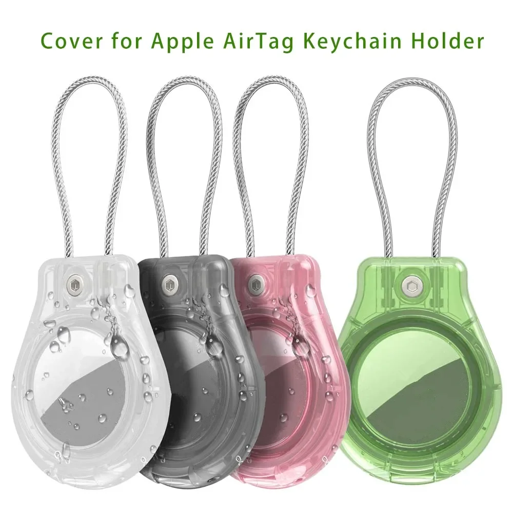 

Waterproof Cover for Apple AirTag Keychain Holder Anti-Lost Tracker Accessories for Luggage Backpack for Airtag Case