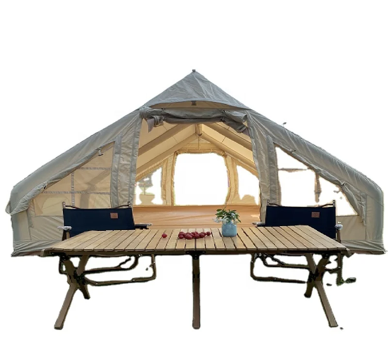 ENJOIN Large Inflatable Tents for Camping 4-6 Persons Outdoor Camping Extend Air Pole Inflatable Tent