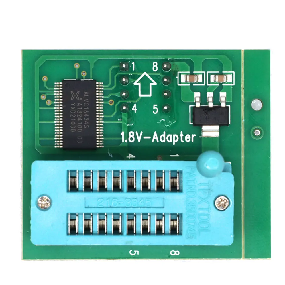 1.8V adapter for Iphone or motherboard 1.8V SPI Flash SOP8 DIP8 W25 MX25 use on programmers TL866CS TL866A EZP2010 EZP2013 CH341