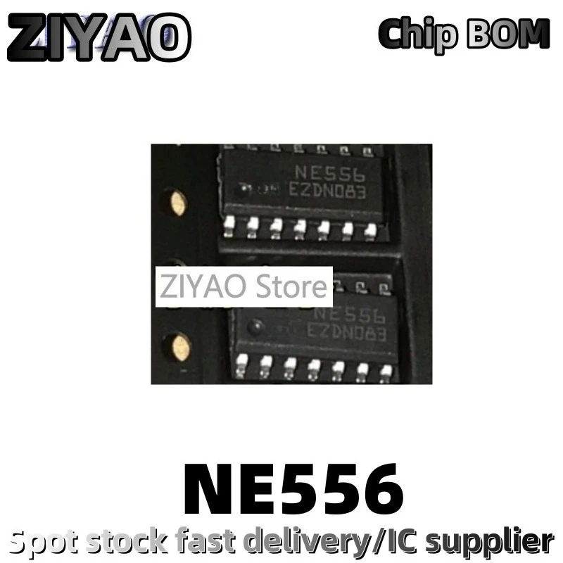 5PCS NE556 NE556DR NE556DT SMT SOP-14 Dual Precision Timer IC
