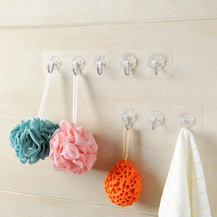 Strong Universal Transparent Suction Cup Sucker Wall Hooks Hanger For Kitchen Bathroom Daily Life High Quality Hook